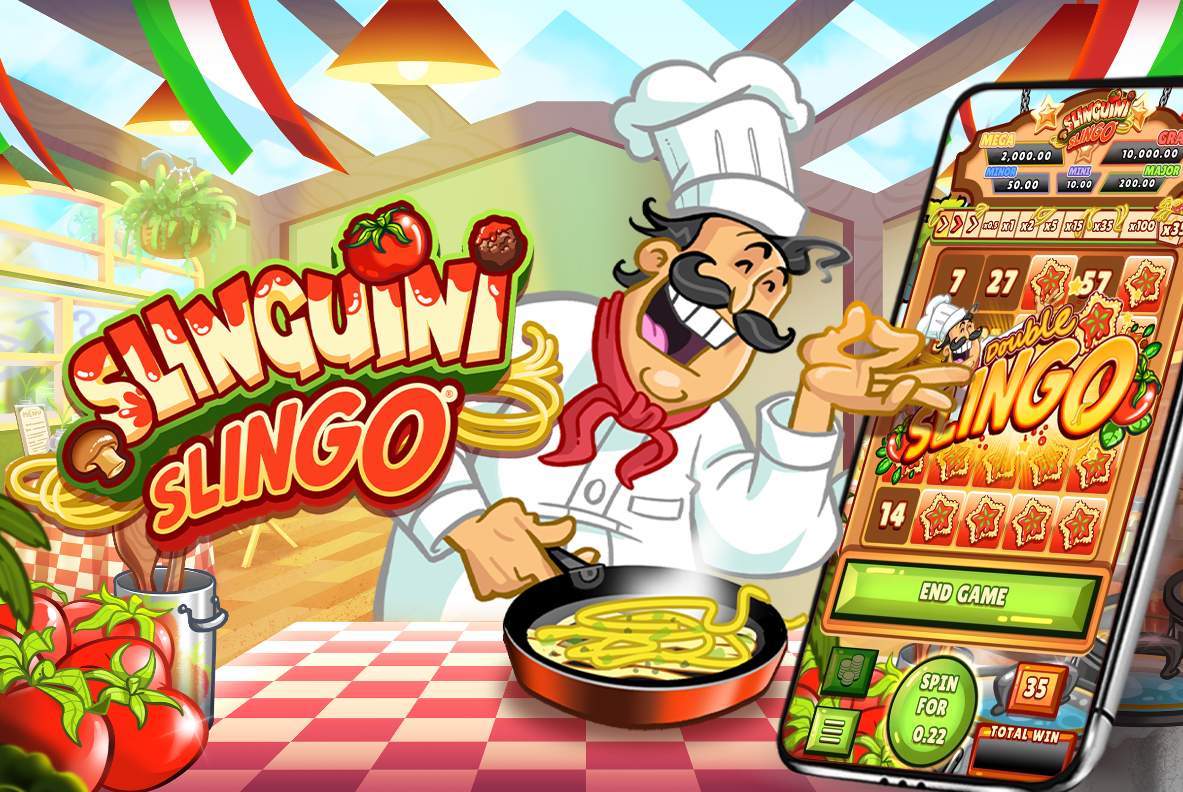 Slinguini Slingo Mixes Delicious Themes with Rewarding Gameplay