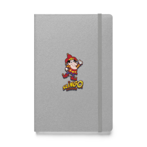 Hardcover bound notebook